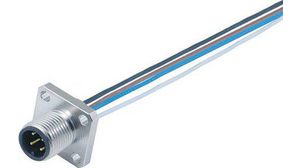 Female 4 way M12 to Unterminated Sensor Actuator Cable, 200mm