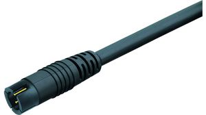 Gegossenes 2-m-PVC-Kabel, Stecker, 3A, 60V, Anzahl Kontakte - 3