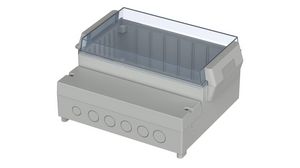 Plastic Enclosure RegloCard-Plus 185x213x105mm Light Grey ABS / Polycarbonate IP65
