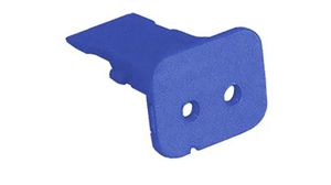 Wedge Lock,Contacts - 2, Plug, PX0, Blue
