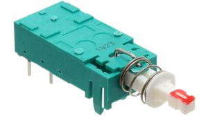 Pushbutton Switch ON-OFF 1CO PCB White