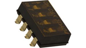 DIP Switch, SPST, Positions = 1, SMD