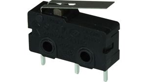 Micro Switch CSM405, 5A, 1CO, 0.25N, Short Lever