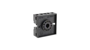 Socket Base for Time Lag Relays, 11-Pin, Screw Terminal, Syr-Line