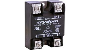 Solid State Relay, Series 1, 1NO, 25A, 530V, Screw Terminal