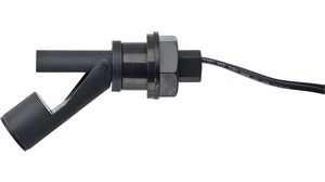 Niveauschakelaar NC/NO 25VA 600mA 120 VDC / 240 VAC 88mm Zwart Polyamide Kabel