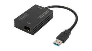 USB-Netzwerkadapter, 1Gbps, USB-A-Stecker - SFP-Buchse