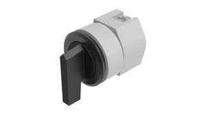 Selector Switch Actuator, 2 Positions Latching Function Long Lever Black / Grey IP65 EAO 04 Series