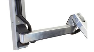 Wall Mount Monitor Extension Arm, Silver