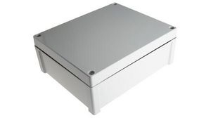 TEMPO Series Grey ABS Enclosure, IP65, Grey Lid, 289 x 239 x 107.4mm