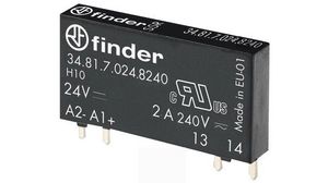 Solid State Relay, 34, 1NO, 2A, 240V, Radial Leads