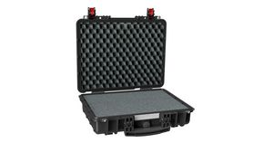 Case, Watertight with Removable Lid, 19.2l, 414x485x149mm, Polypropylene (PP), Black