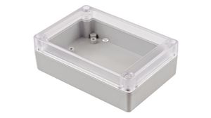 Plastic Enclosure with Clear Lid RP 85x125x55mm Off-White Polycarbonate IP65