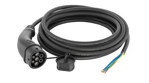 EV Charging Cable, Type 2 - Open End, Mode 3, 7.5m