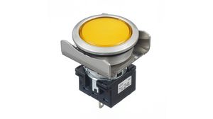 Illuminated Pushbutton Switch Momentary Function 2CO 30 V / 125 V / 250 V LED Yellow None