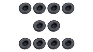 Műbőr fülpárna Evolve 50-hez, 10 db, 10 darabos csomag, Műbőr, Engage 50, Fekete