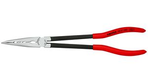 Angled Long Reach Needle Nose Pliers, Steel, 280mm