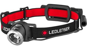 Headlamp, LED, Rechargeable, 600lm, 150m, IP54, Black