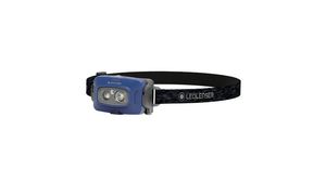 Headlamp, LED, Rechargeable, 500lm, 130m, IP68, Blue