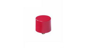 Screw-On Cap Cylindrical 13.2mm Red Plastic AT400