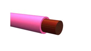 Stranded Wire PVC 1.5mm² Bare Copper Pink R2G4 100m