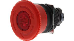 Emergency Stop Switch Actuator Turn-to-Release Function Pushbutton Red IP65 A22 Emergency Stop Switches