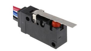 Hinge Lever Micro Switch, Wire Lead Terminal, 3 A @ 125 V ac, SP-CO, IP67