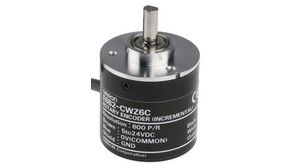 E6B2 Series Incremental Encoder, 600 ppr, NPN Open Collector Signal, Solid Type, 6mm Shaft