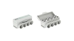 Pole Branching Connector, Grey, 60mm, Straight, 13mm, 2.5 ... 50mm²