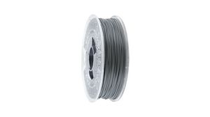 3D Printer Filament, PLA, 1.75mm, Silver, 750g