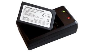 Li-Po Battery and Charger, 7.4 VDC