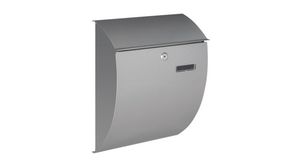 Mailbox, 160 x 400mm, Silver