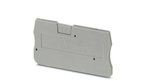 End plate, Grey, 45 x 24.3mm