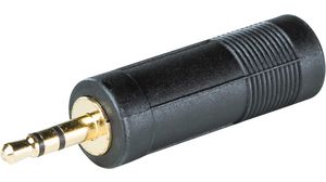 Adaptateur audio stéréo, Droit, Fiche 3,5 mm - Prise 6,3 mm