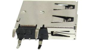USB-Steckverbinder, Buchse, USB-A 2.0, Rechter Winkel, Positionen - 4