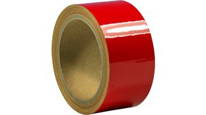 Reflektierendes Markierungsband 50mm x 10m Rot