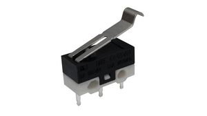 Micro Switch, 3A, 1.5A, 1CO, 190mN, Simulated Roller Lever, Snap Action