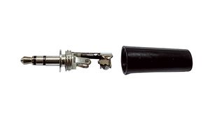 Jack Plug, Straight, 3.5 mm, Poles - 3