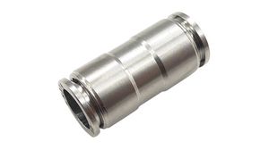 Fitting, Stainless Steel, 1.2MPa, 36mm, Ø6 mm, Push-In Connector