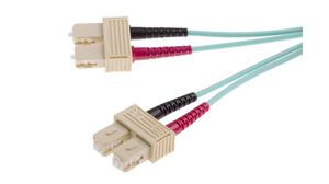 Konfekcionált fényvezető kábel 50/125 um OM4 Duplex SC - SC 2m