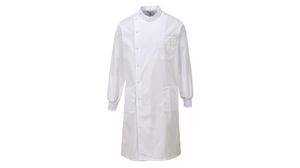 Lab Coat, 1m, L, Cotton / Polyester, White