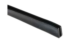 Randenbeveiligingsstrook, 6 x 13 mm, rubber, 20 m