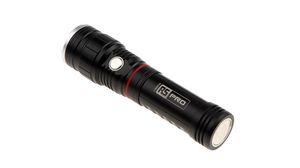 Torch, LED, Rechargeable, 550lm, 150m, IPX4, Black