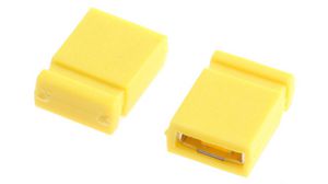 Short-Circuit Jumper, Closed, Yellow, 1A, Pack of 10 pieces