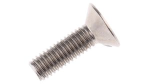 Screw for Sealed DIN Type Enclosure, M5, 15mm, Stahl, Packung à 12 Stück