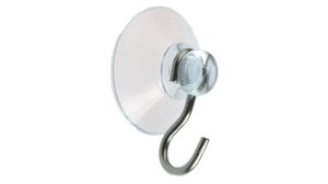 Suction Cup Hook, Transparent, Pack of 10 pieces