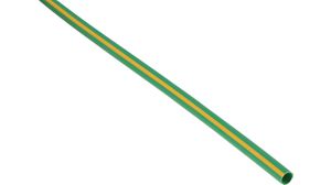Heat-Shrink Tubing Polyolefin, 1.6 ... 3.2mm, Green / Yellow, 1.2m