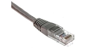 Câble patch, Fiche RJ45 - Fiche RJ45, Cat 5e, U/UTP, 2m, Gris