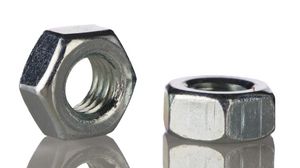 Hexagon Nut, M8, Zinc-Plated Steel, Pack of 100 pieces