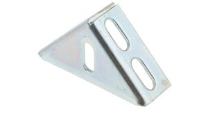 Angled Bracket, Grey, Pack of 10 pieces